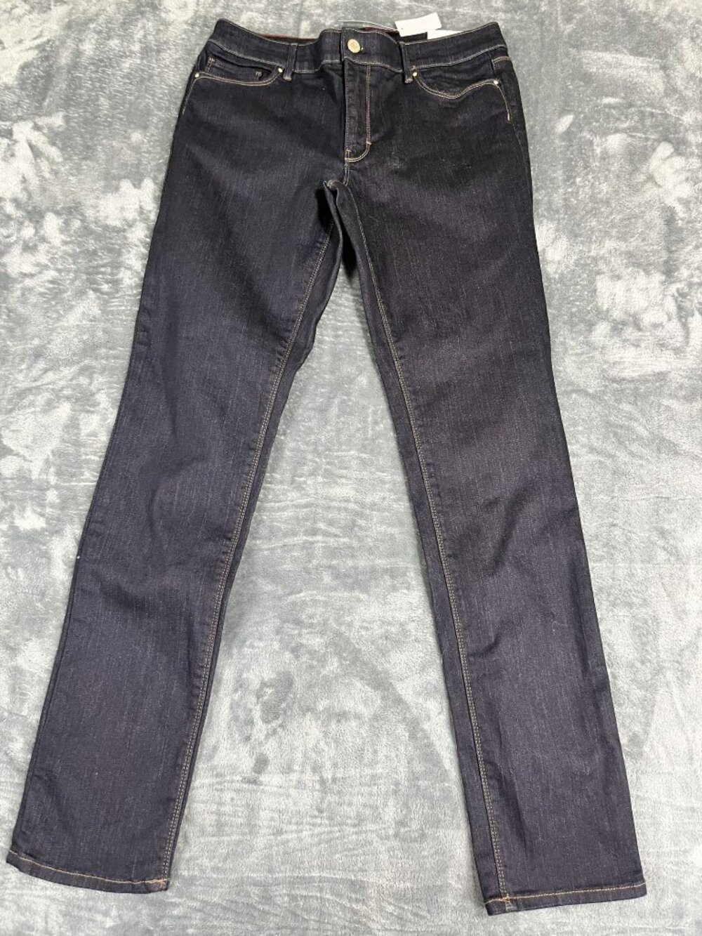 White House Black Market Slim Dark Wash Denim Jeans Sz 10 Womens NWT